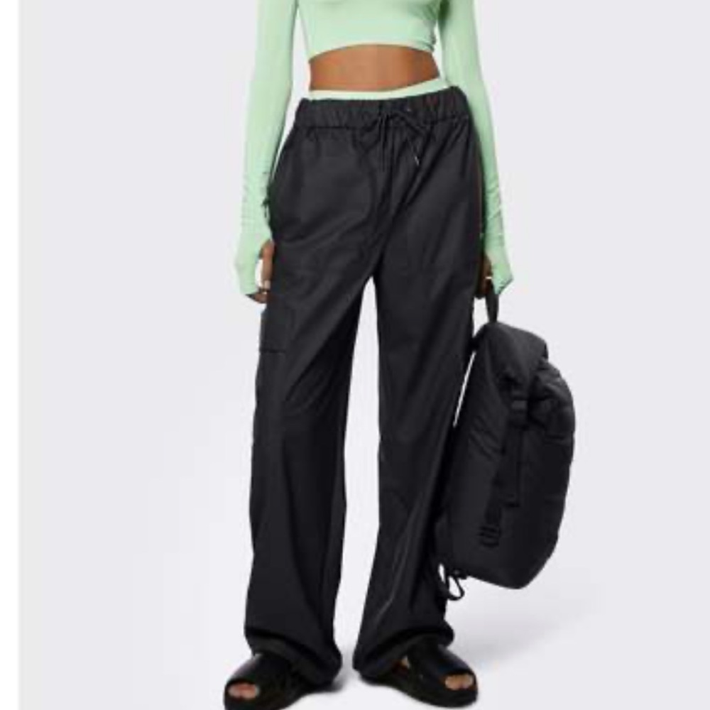 RAINS ☔️ joggers XL 14 16 NWT! Elastic pants waterproof slicker ADDED PIC / SALE